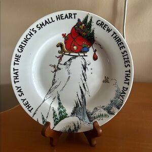 Dr. Seuss Grinch Decorative Plate